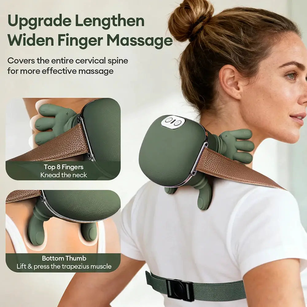 Neck And Shoulder Massager | Wireless | 4D Kneading | One Size