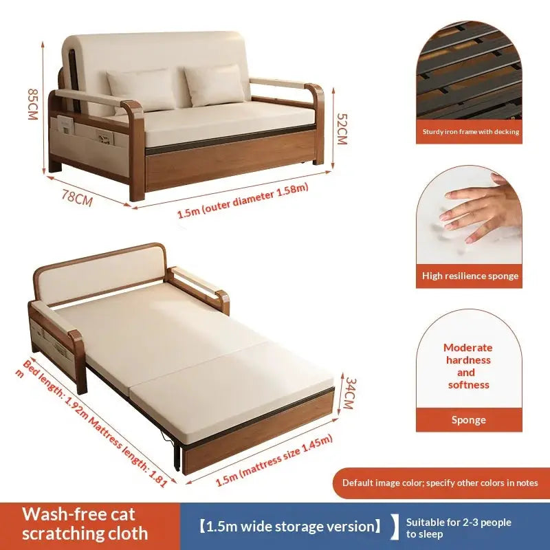 Sofa Bed | Foldable | Retractable Pull Out | Single Double from PriceLows™