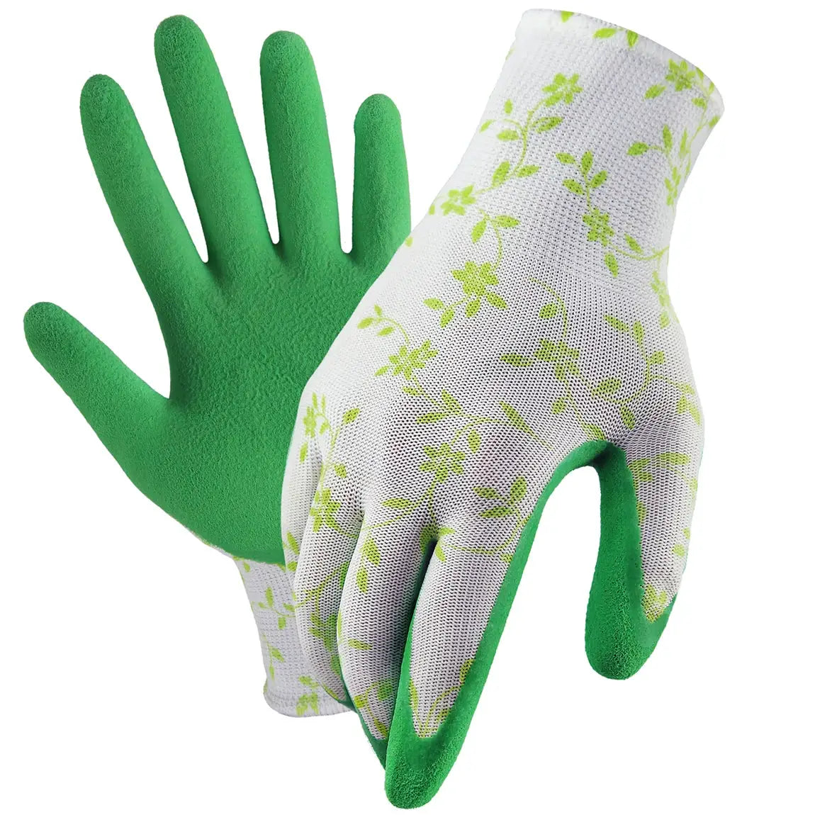 Garden Gloves One Size for Women, Breathable Foam Latex Working Gloves, for Gardening, landscape，DIY，100% Pure Rubber from PriceLows™