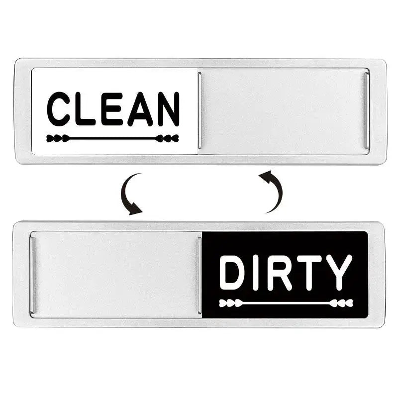 Dishwasher Magnet | Clean Dirty Sign | Fridge Use | 17.7x5.2cm