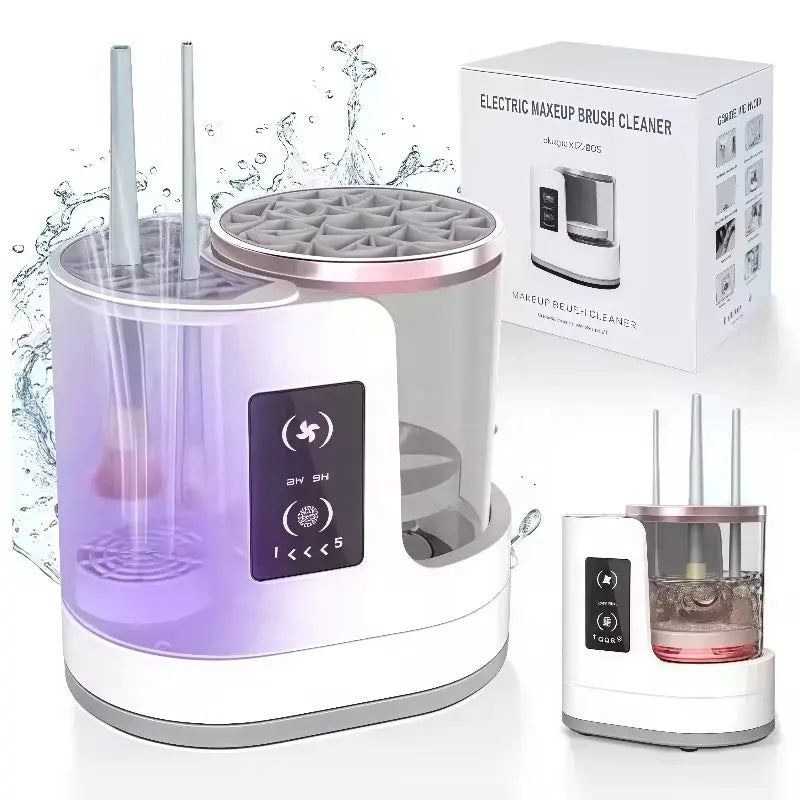 Electric Makeup Brush Cleaner | 5 In 1 Auto | Multifunc Dryer | Standard