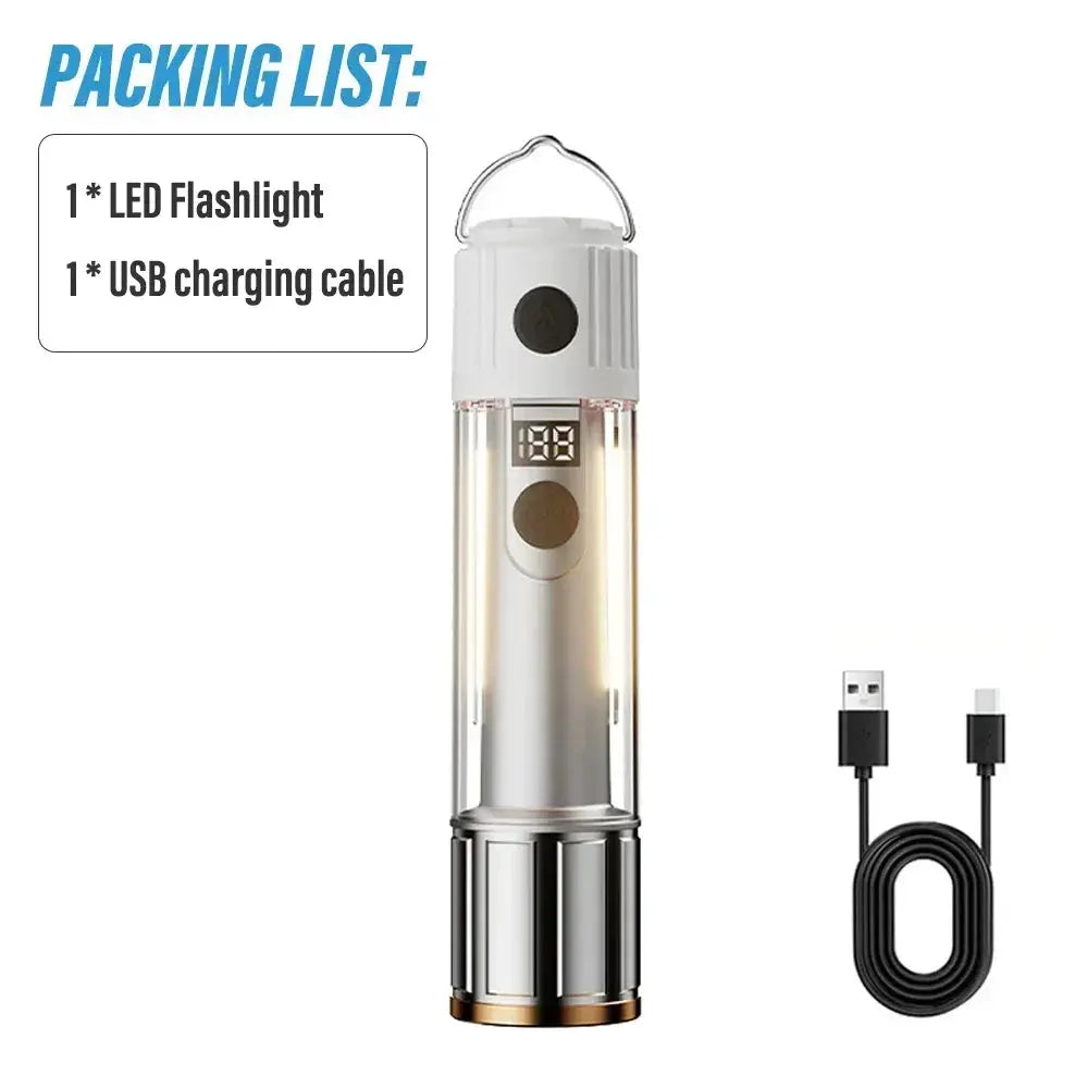 Camping Lantern | USB Rechargeable | LED Bulb | Foldable Stand Base