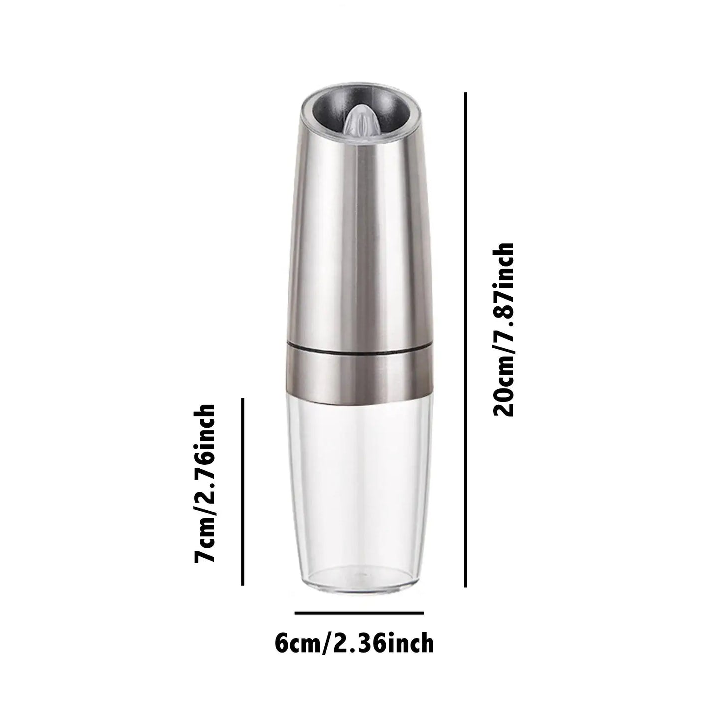 Electric Salt And Pepper Grinder Set | LED Light | One Hand Automatic | 1pc 2pcs