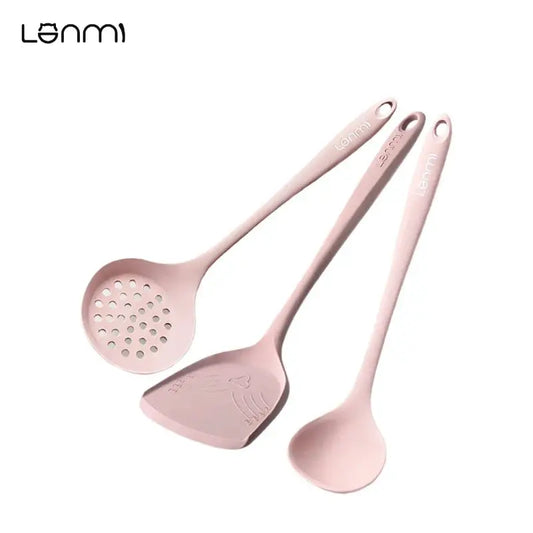 LANMI 3pc/set Silicone Spatula Special for Non-stick Pans Kitchen Spatula Food Grade Silicone Spoon Household Frying Pan Spatula from PriceLows™