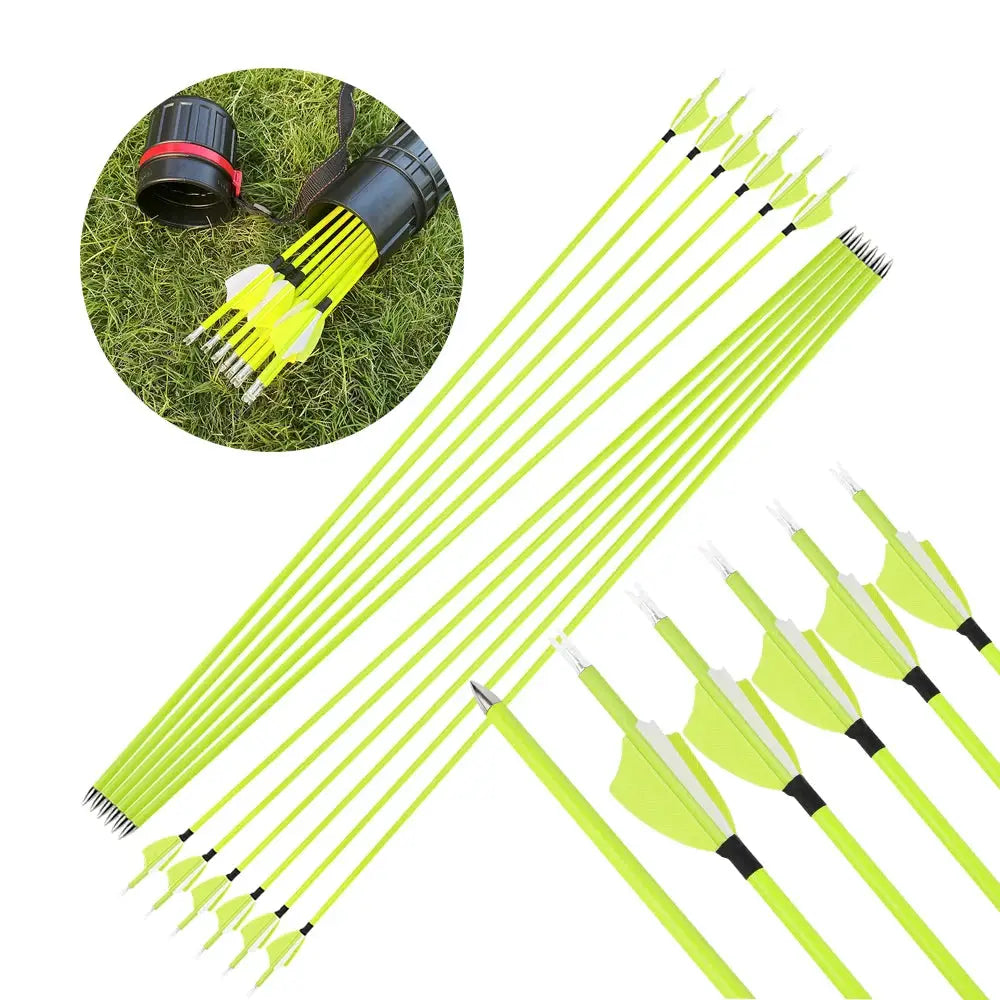 Carbon Arrows | 30 Inch | SP1500 | 12 Pcs For Recurve And Compound