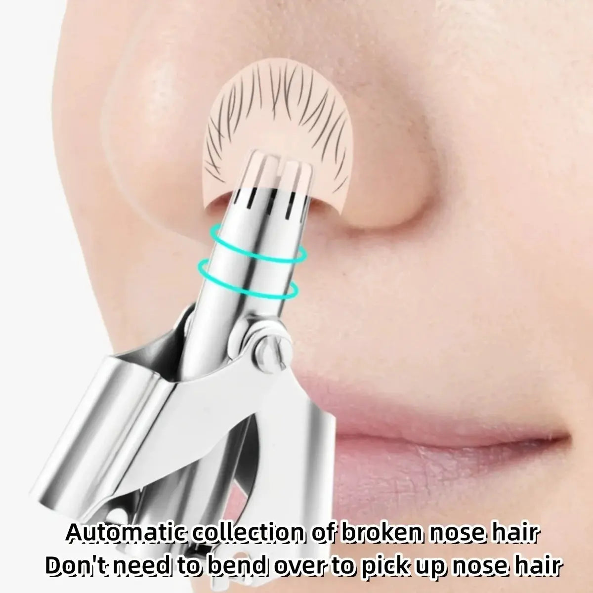 LISI Nose Hair Trimmer for Men Stainless Steel Manual Shaver Suitable for Nose Hair Razor Washable Portable Ear Hair Trimmer from PriceLows™