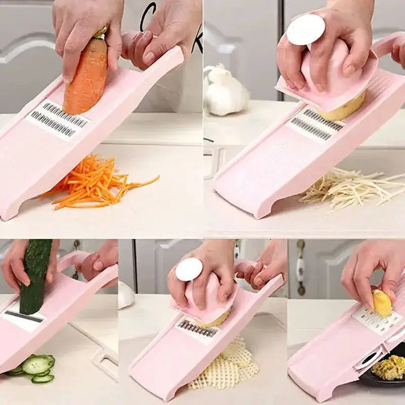 Multifunctional Vegetable Slicer | Stainless Steel | Ergonomic Handle