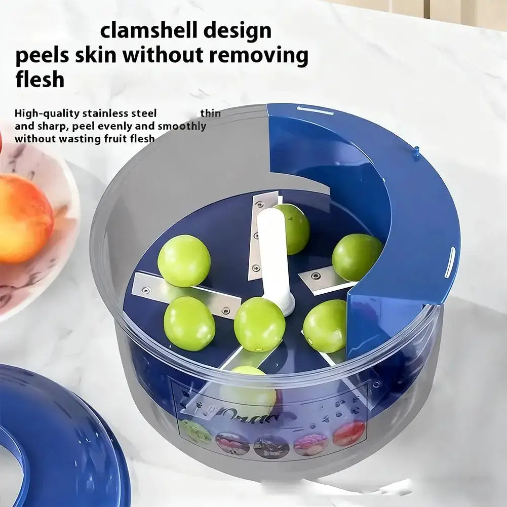 Automatic Fruit Garlic Peeler Machine Electric Grape Peeler Machine w/h Precision Stainless Steel Blade for Kitchen Homemade Jam from PriceLows™
