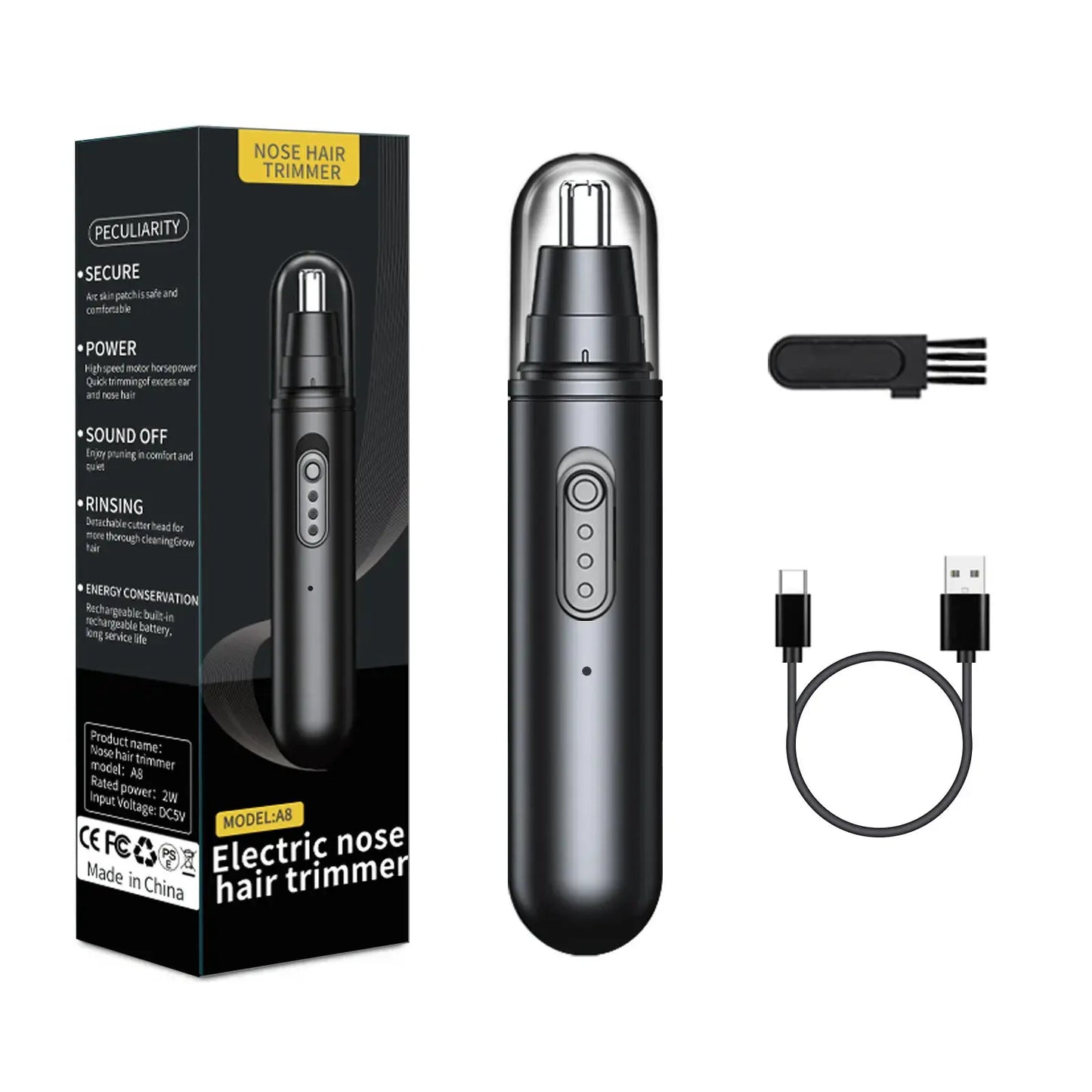 Mini Pocket Nose Hair Trimmer Painless Clipper Nose Ears Hair Eyebrow Waterproof Portable Trimmer For Men Women from PriceLows™