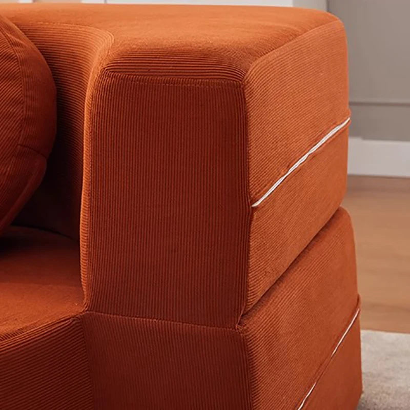 Modular Sofa | Retro Glam Style | Single Configuration | Single Piece