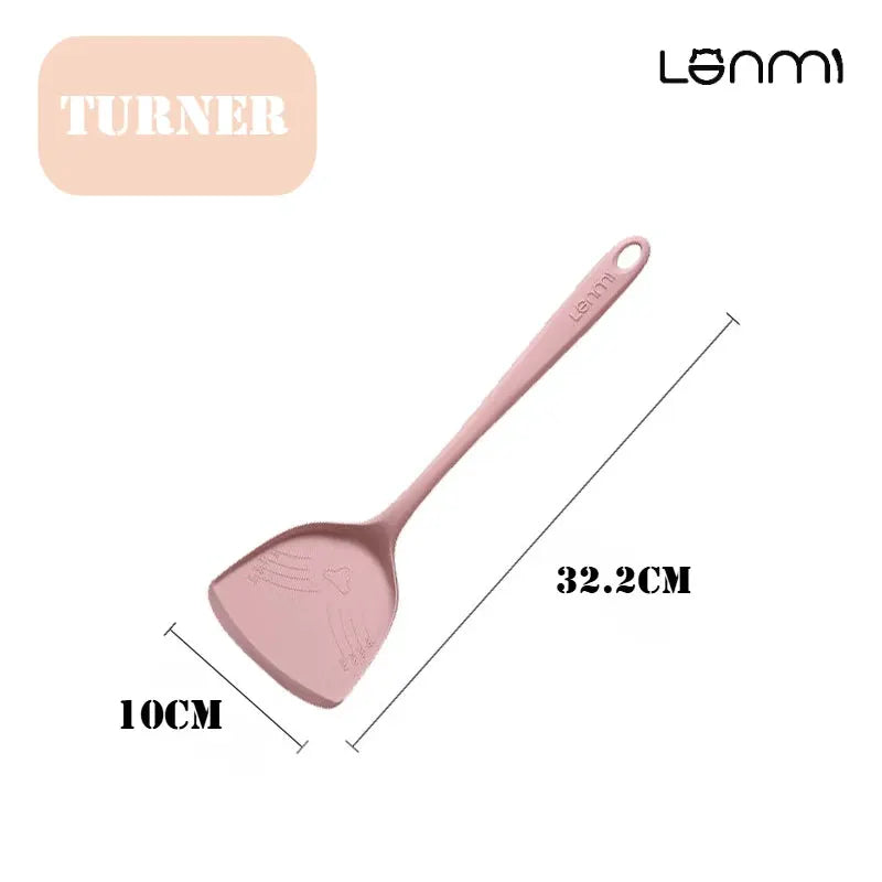 LANMI 3pc/set Silicone Spatula Special for Non-stick Pans Kitchen Spatula Food Grade Silicone Spoon Household Frying Pan Spatula from PriceLows™