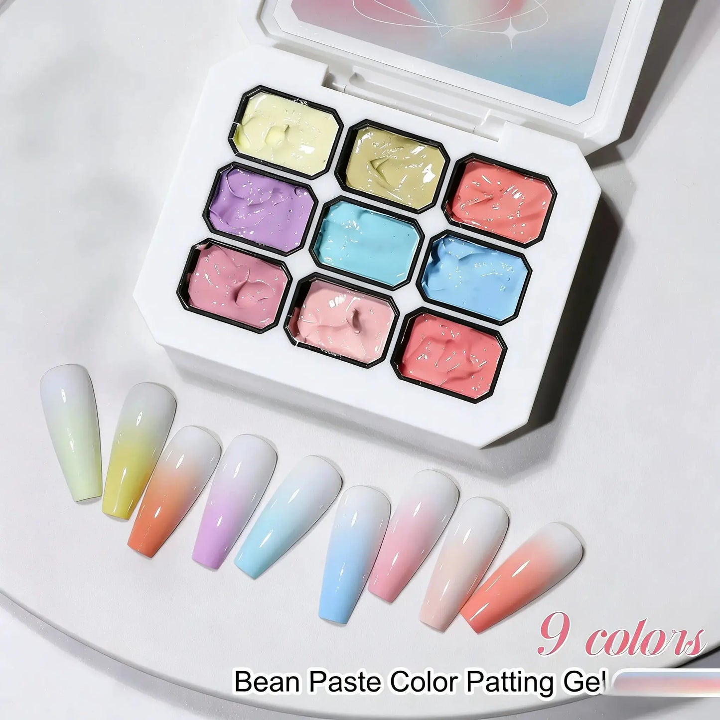 9-Color Solid Nail Polish, Pink, Macaron Painting Gel, High Saturation Popular Solid Nail Polish, Used for Nail Art from PriceLows™