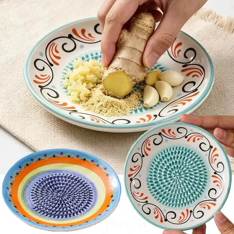 Ceramic Ginger Grater | Manual Operation | Portable Design