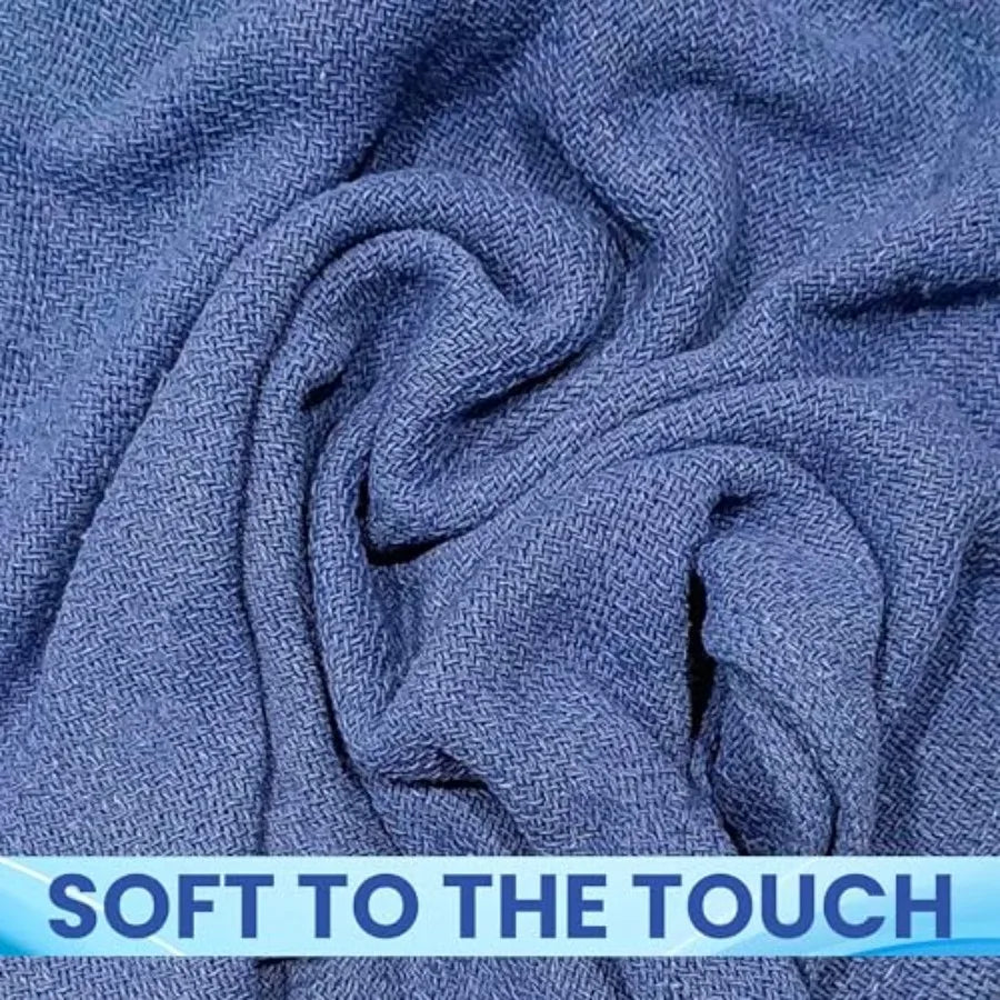 Shop Towels | Cotton Towels | Blue Multipurpose | Bulk Pack