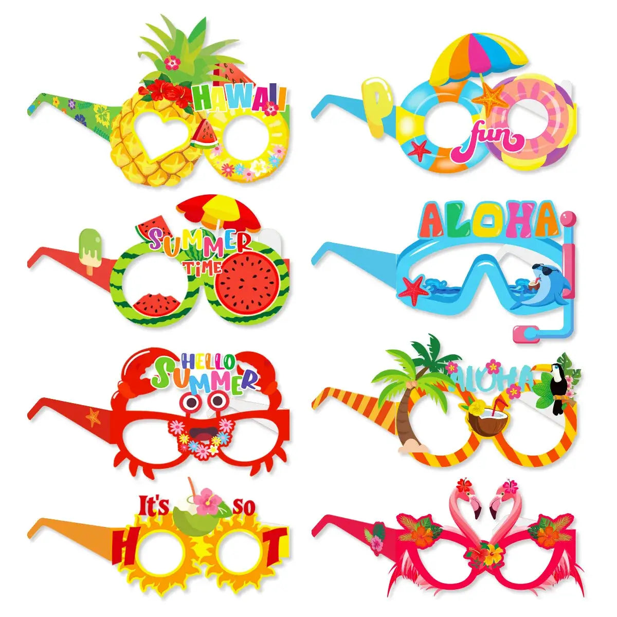 Surf Beach Party Tableware | Paper Plates Napkins Cups | Tattoos And Snack Tray