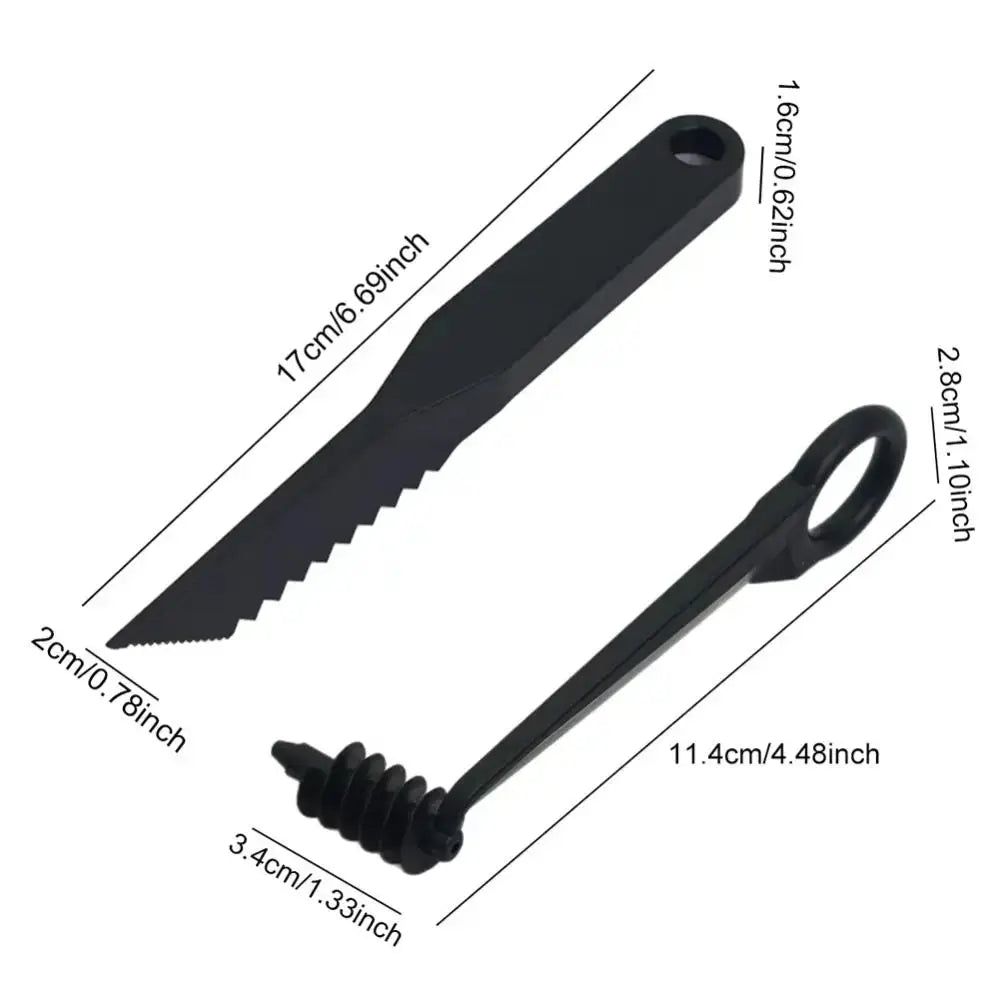 Spiral Vegetable Slicer | Stainless Steel Blade | Non Slip Handle | Black