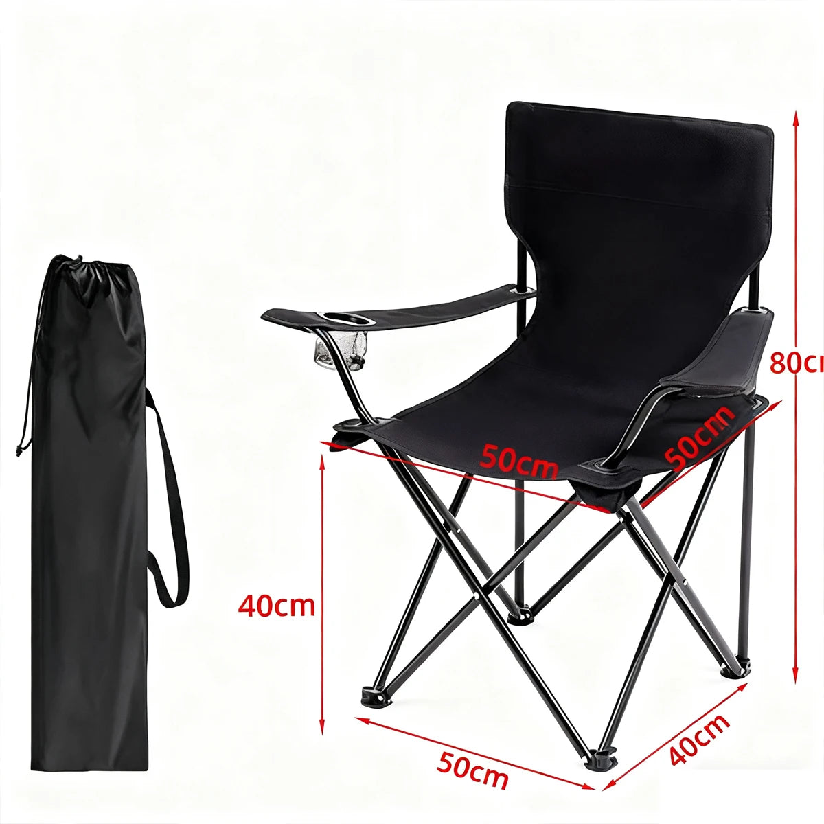 Folding Camping Chair | Lightweight | Portable | Beach Fishing Outdoor