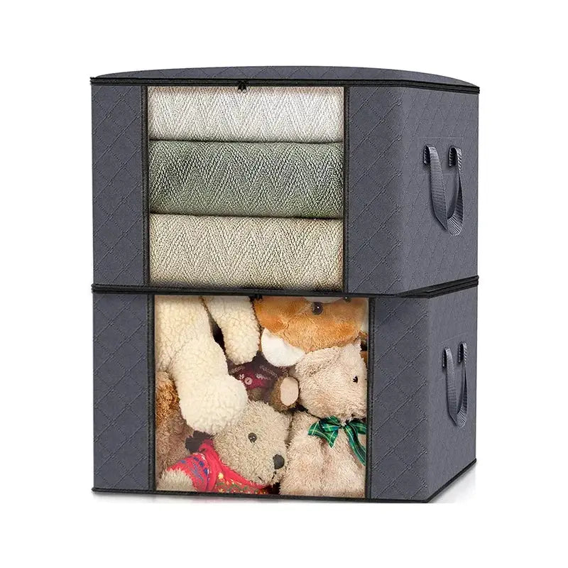 Large Capacity Clothes Storage Bag Foldable Blanket Storage Bags Storage Containers for Organizing Bedroom Closet Clothing from PriceLows™