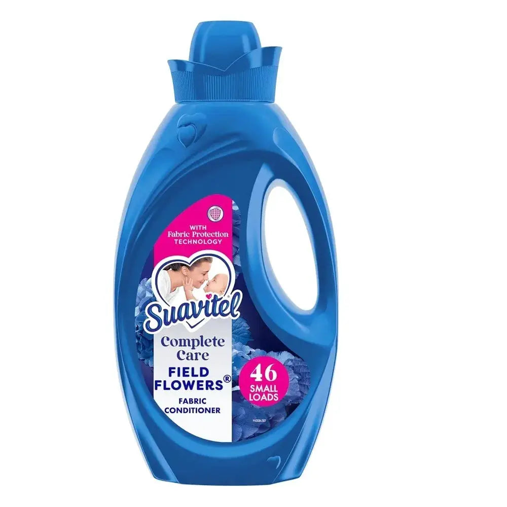 Liquid Fabric Conditioner | Field Flowers Scent | Wrinkle Reduction | 46 Fl Oz