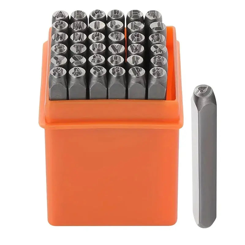 Metal Stamping Tools | 3mm Number Letter Punch Set | Stainless Steel For Jewelry Making