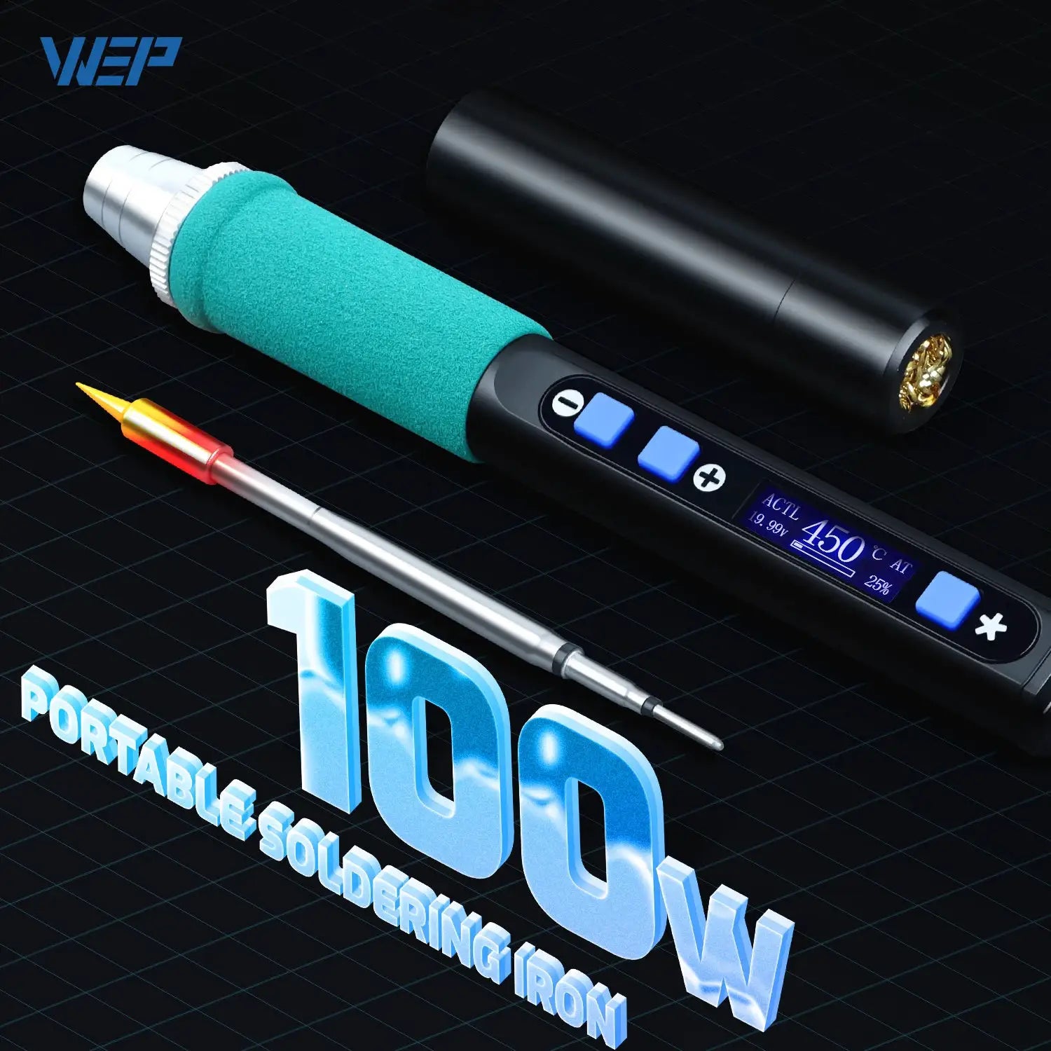 WEP 928D-IV-PRO 100W Soldering Iron Type-C Charging Portable Electric Tools Digital Soldering Iron Pen kits Temp. Adjustable from PriceLows™