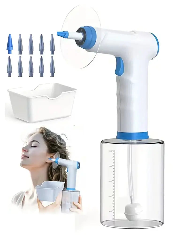 Electric Ear Cleaner with 4 Pressure Mode Electric Ear Cleaning Kit with 500ml Capacity Water TankWater Powerd Earwax Removal from PriceLows™