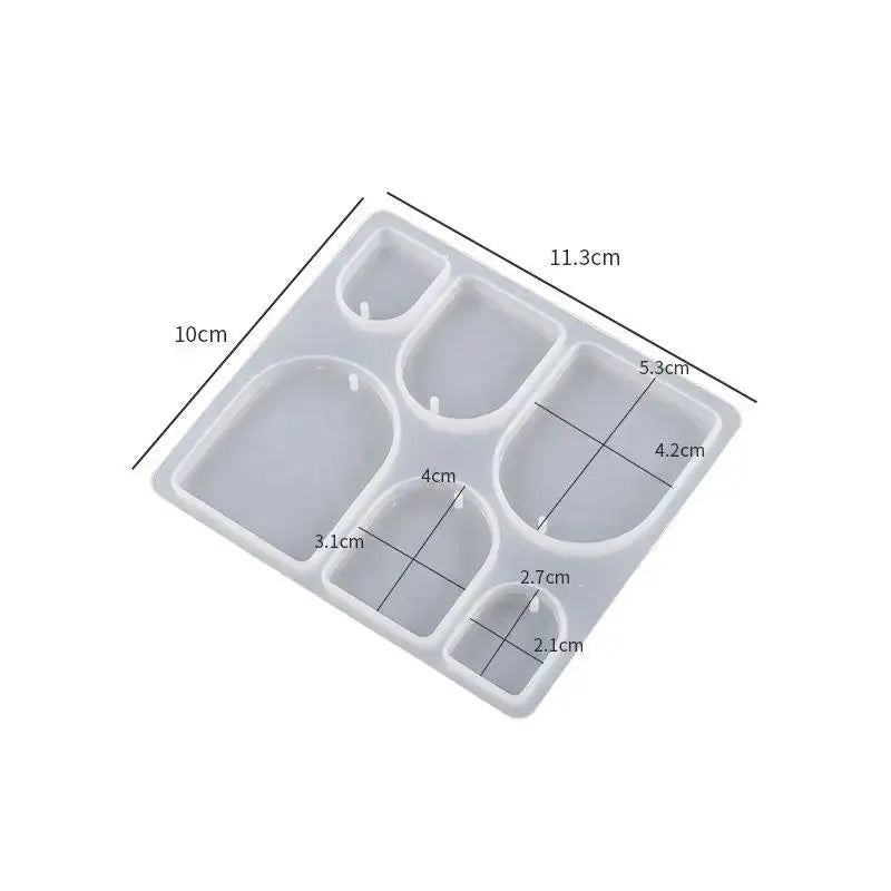 Geometric Silicone Mold | Epoxy Resin Casting | Jewelry Making Tool