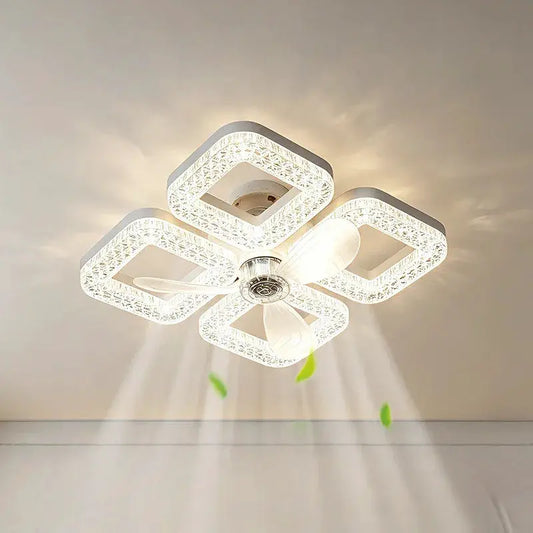 LED Ceiling Fan | 48W Dimmable | Remote Control E27 Socket | 32cm