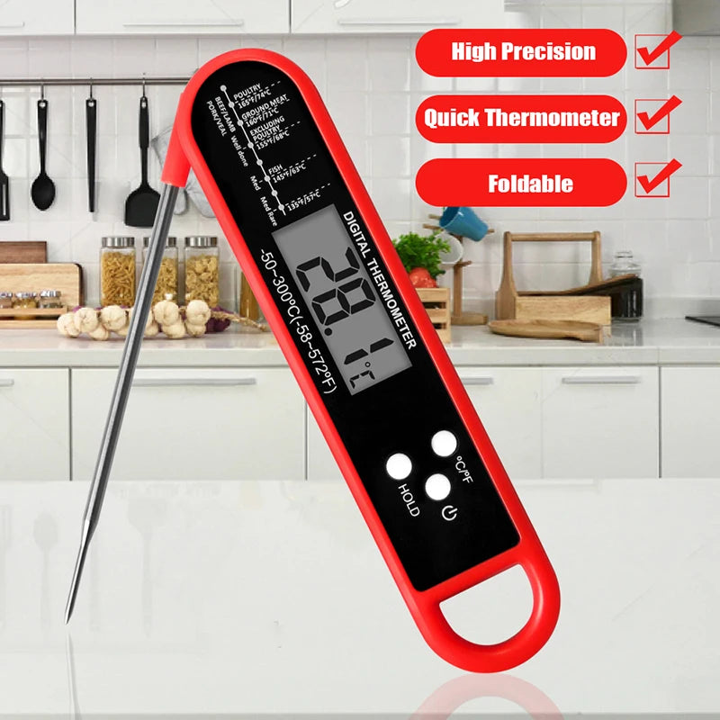 Meat Thermometer | Foldable Probe | Digital | One Size