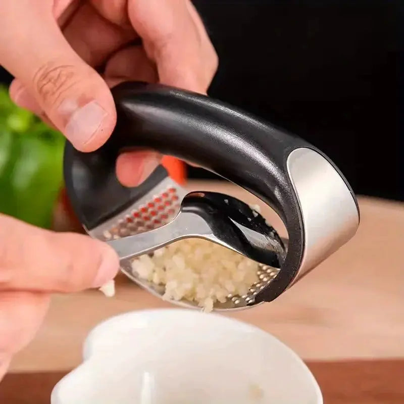 GarlicPress, Stainless Steel GarlicPress, Garlic Mincer, Chopping Garlic Tool, Fruit Vegetable Tools Kitchen Accessories Gadget from PriceLows™