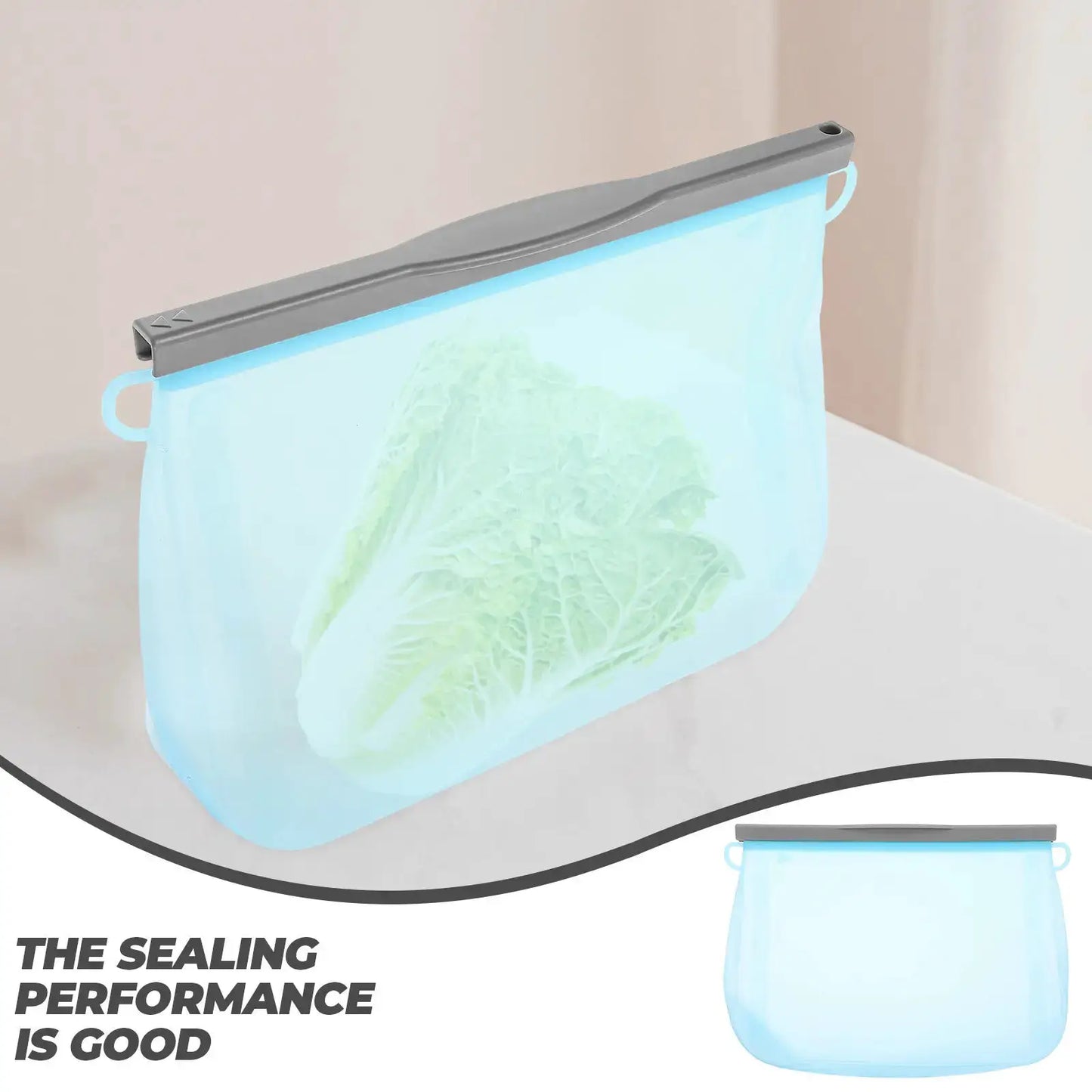 Silicone Food Storage Bag | Leakproof | Airtight Seal