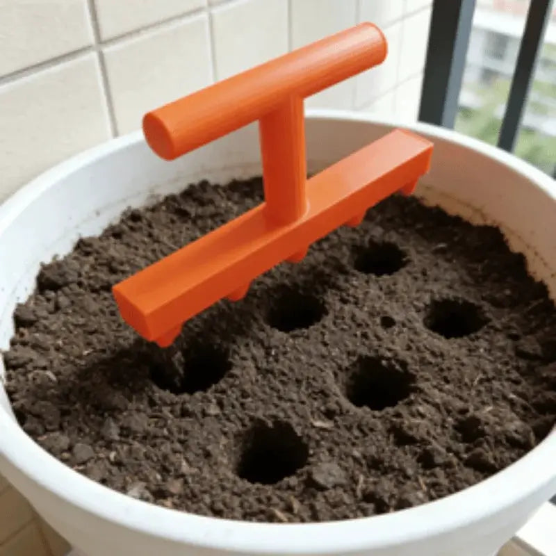 Gardening Hole Punch Seeder, Household Vegetable and Flower Seedling Puncher, Balcony Vegetable Garden Seedling Sowing Tool from PriceLows™