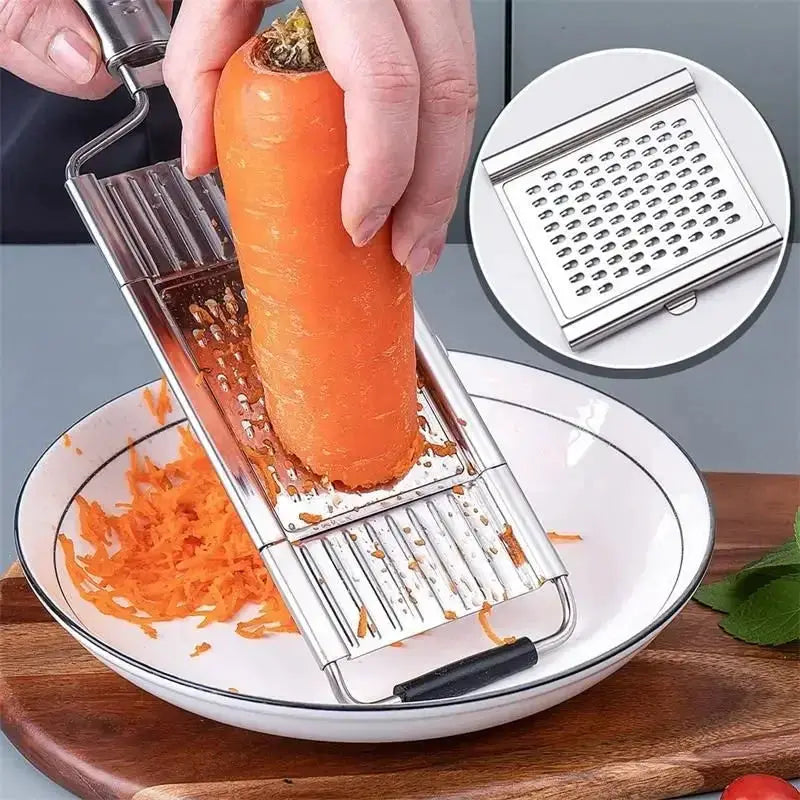 Vegetable Slicer | Stainless Steel | Julienne Grater | Manual