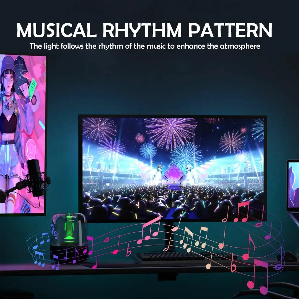 RGB Gaming Lights Strip Monitor Backlight LED Display Sync PC Atmosphere Screen APP Music Synchronization Decor Game Room Party from PriceLows™