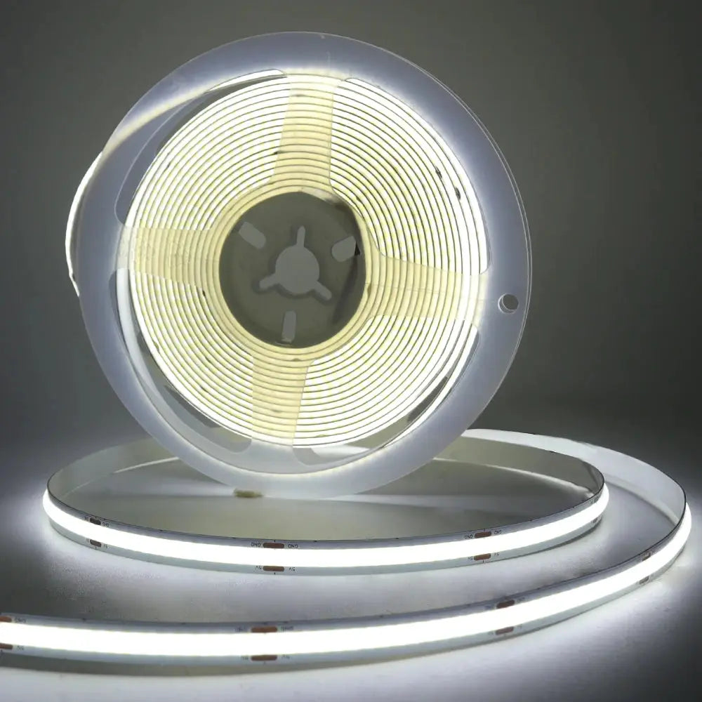 8MM COB Led Strip 5V with Motion Sensor Battery Powered 320LEDs/M Led Induction Night Light Warm White Red Ice Blue Green Yellow from PriceLows™