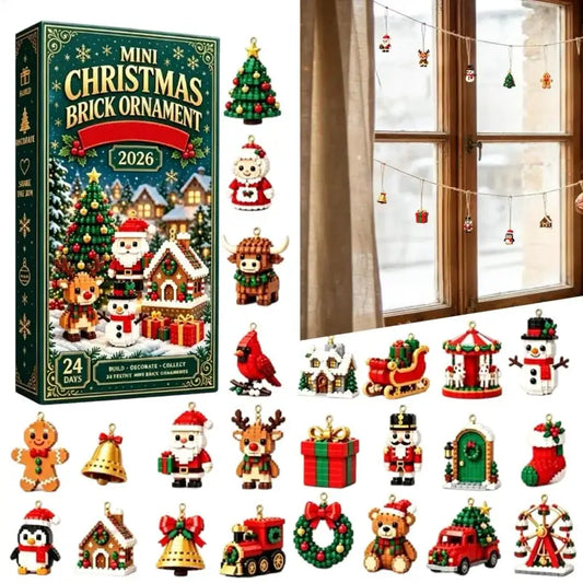 Christmas Advent Blocks | 24 Day Countdown | 3D PVC Figures | Set Of 24