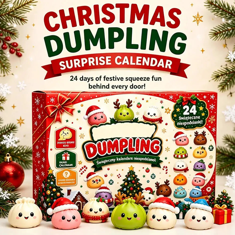 Squishy Advent Calendar | 24 Day | Snowman | Slow Rebound | Dumpling