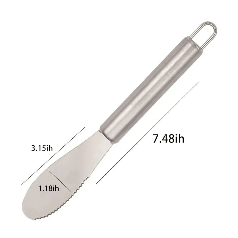 1Pcs Iron Spatula Durable for Cream Butter Jam Batter Mixing Scraping Baking Kitchen Tool from PriceLows™