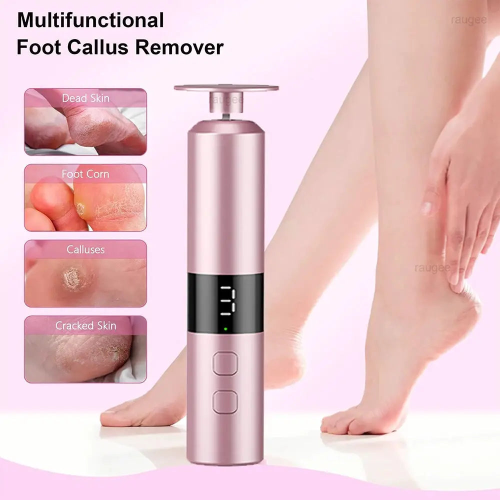 Electric Foot Grinder Rechargeable Foot Callus Predicure Remover Heels Dead Skin Grinding Machine Nails Gel Foot File Remover from PriceLows™