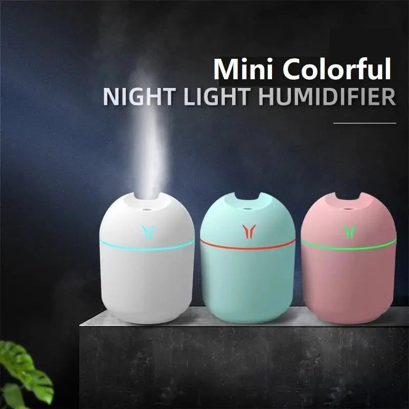 250ML USB Mini Air Humidifier Aroma Essential Oil Diffuser For Home Car Ultrasonic Mute Mist Maker Diffuser with LED Color Lamp from PriceLows™