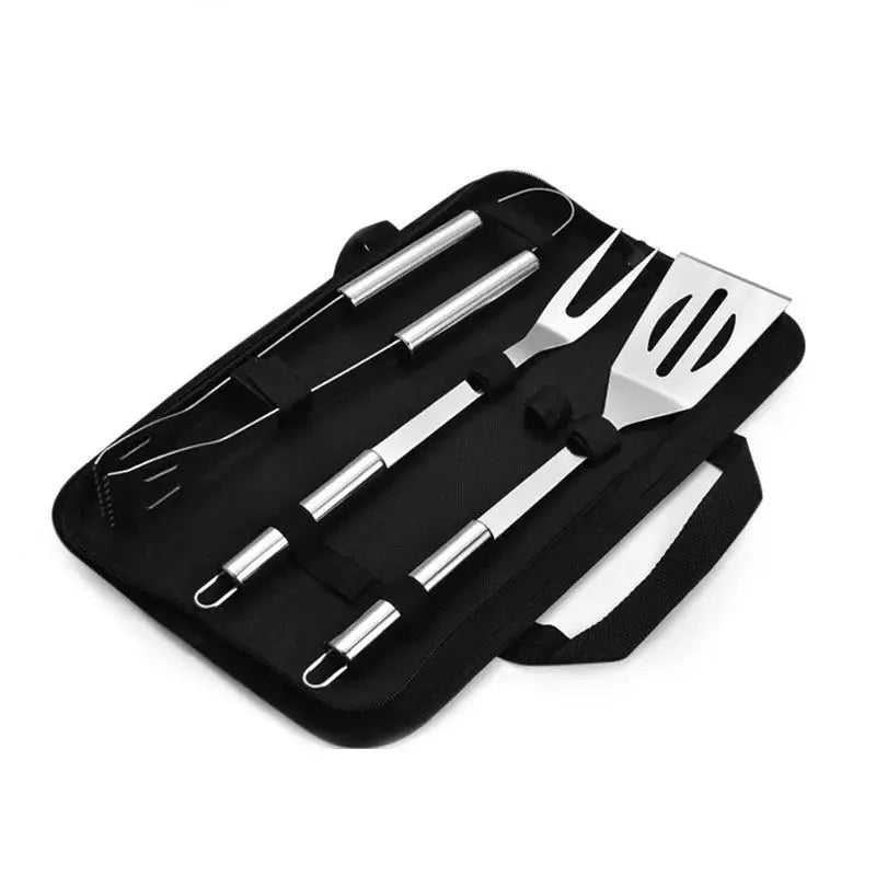 Stainless Steel BBQ Tools Set spatula fork knife Barbecue Grilling Accessories Camping Outdoor Cooking Utensil from PriceLows™