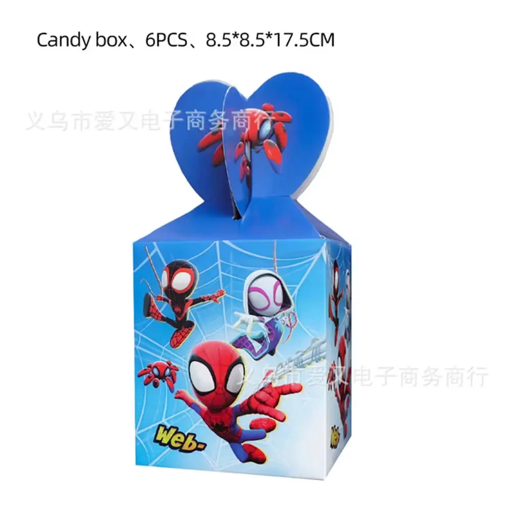 Spider Birthday Party Supplies | Disposable Tableware Set | 3D Balloon | Kids