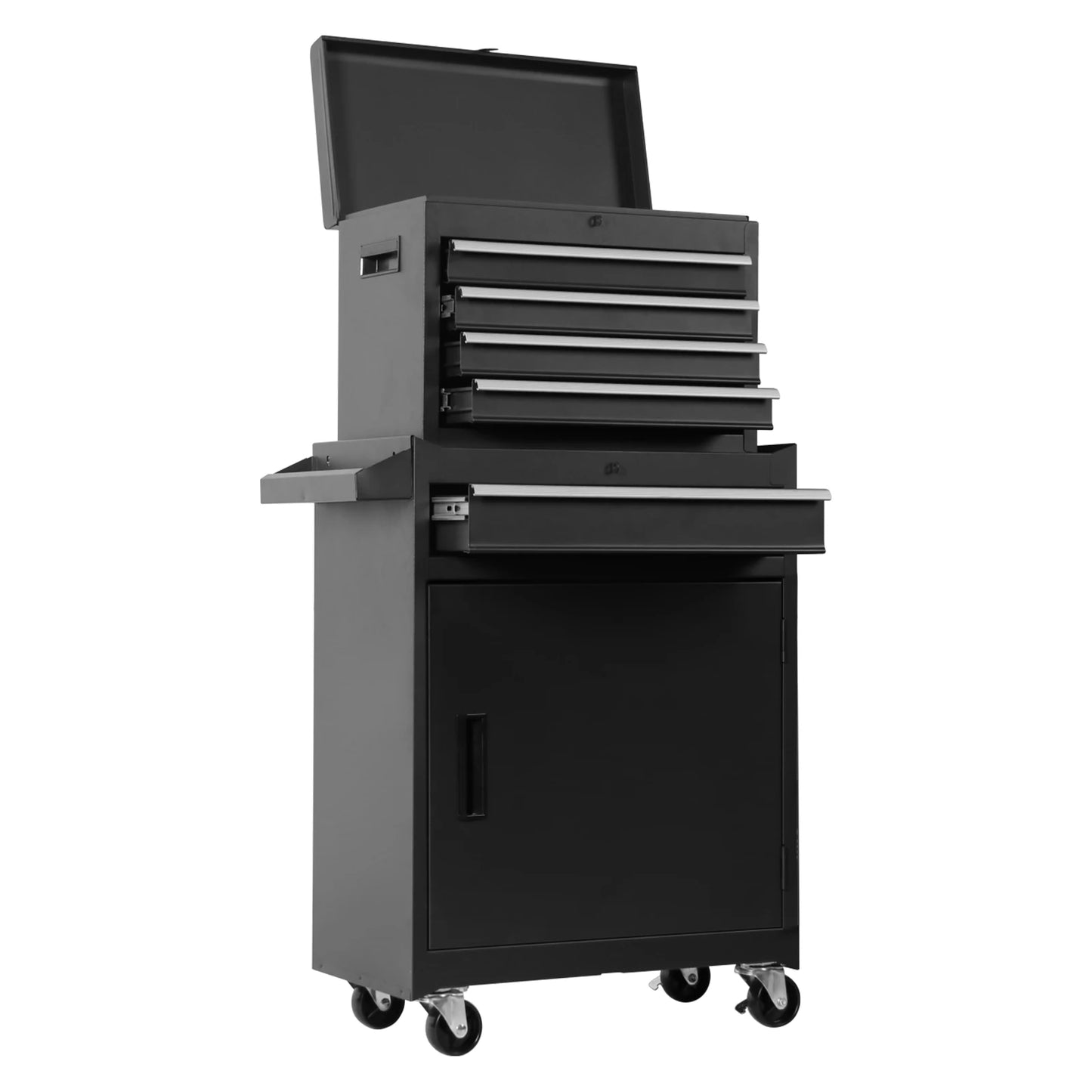 Large Detachable Toolbox with Double Door & Wheels Mechanic Tool Storage Box Large Capacity Tool Organizer Chest for Home Office from PriceLows™