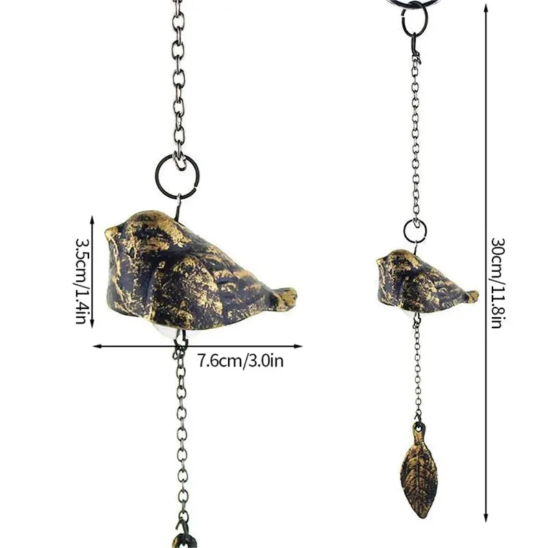 Japanese Wind Chimes Cast Iron Feng Shui Wind Bells Good Luck Hanging Pendant Indoor Outdoor Temple Home Garden Decoration from PriceLows™