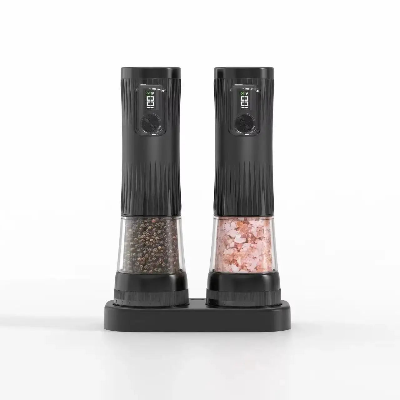 Electric Salt And Pepper Grinder Set | USB Rechargeable | Ceramic Mills