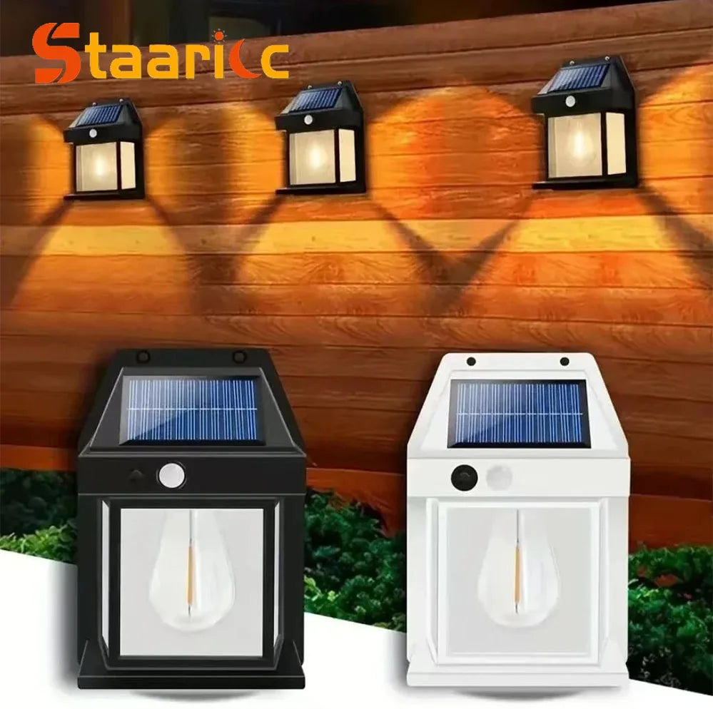 8PCS Powerful Outdoor Solar LED Street Light Waterproof Solar Lamp Garden Yard Pathway Wall Decoration External Lighting Fixture from PriceLows™