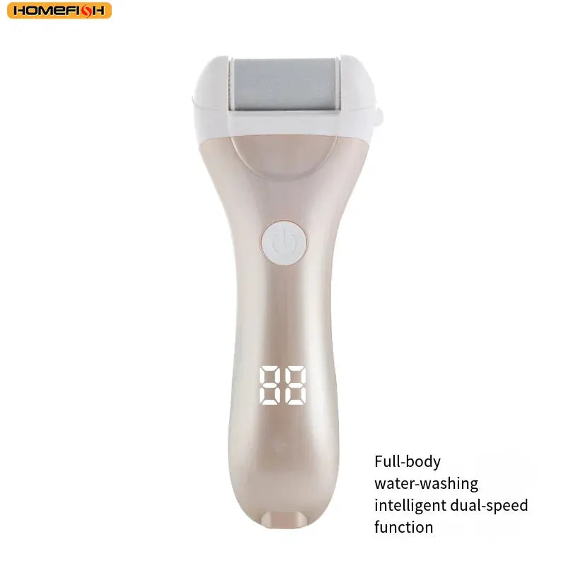 HOMEFISH Electric Pedicure Foot USB Rechargeable Power Display Grinding Exfoliator Replacement Heads For Heel Callus Remover from PriceLows™