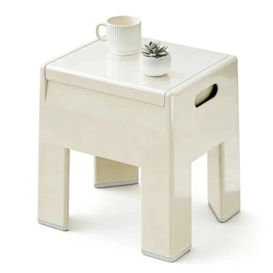 Nightstand Bedside with Storage Space, Multifunctional Colorful Plastic End Table Small Side Table for Bedroom, Dorm and Small from PriceLows™