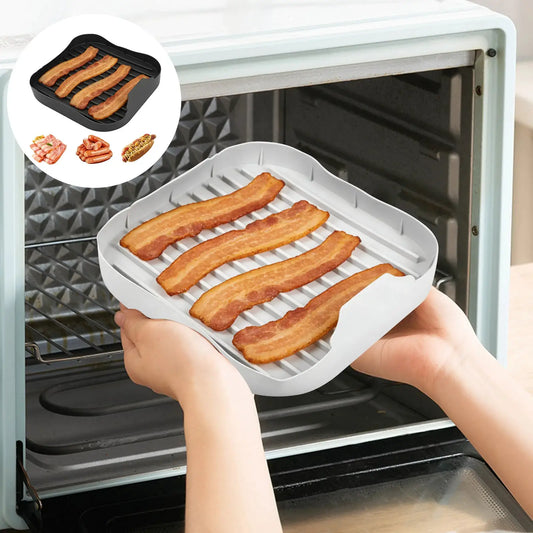 Microwave Bacon Tray | Silicone | 9.84 Inch | Microwave Safe