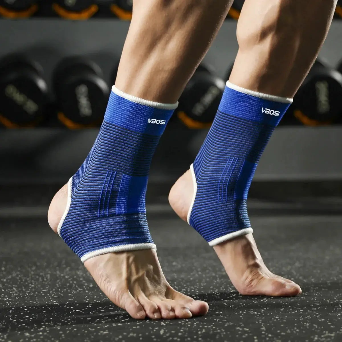 Knitted Ankle Support Brace | Breathable Nylon Compression | One Pair